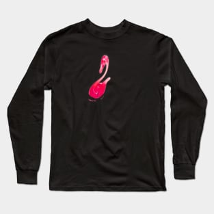 The Pink Glass Swan Long Sleeve T-Shirt